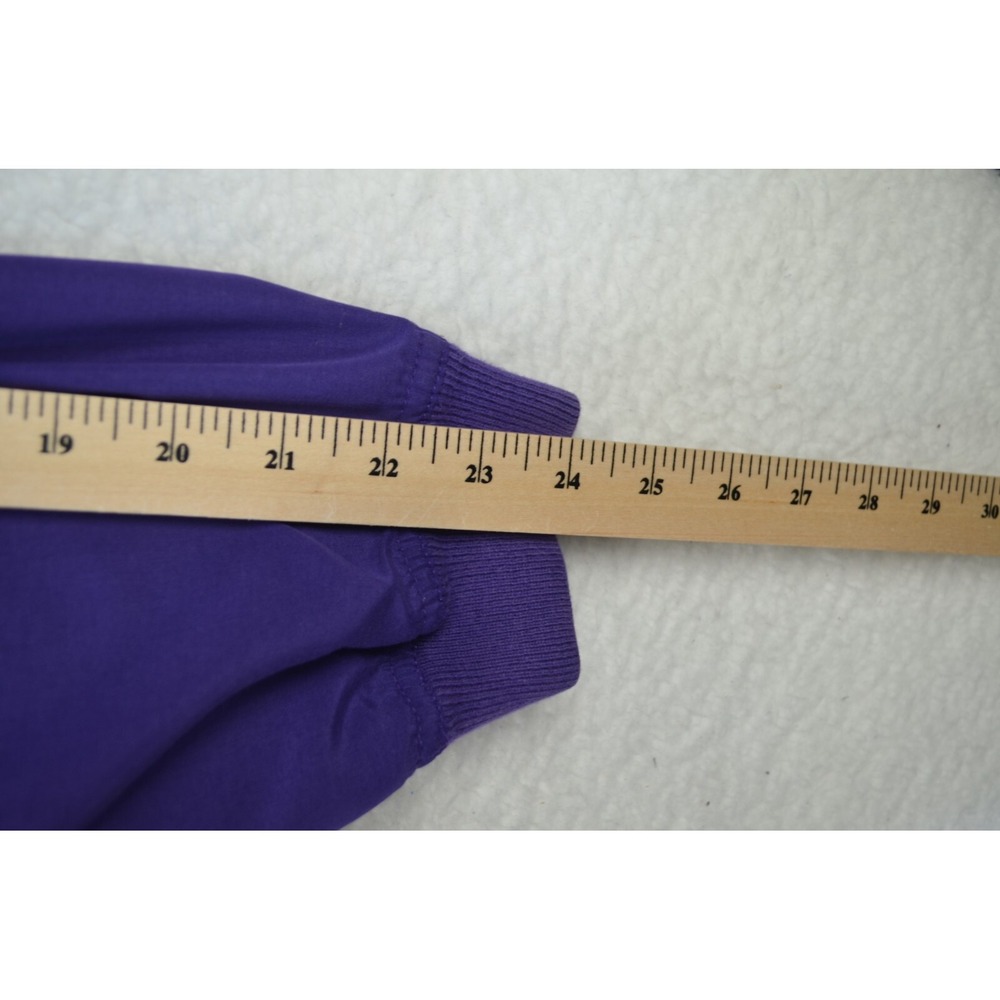 Northwestern Wildcats Jacket Mens XL Purple Pullover Wind Breaker Pockets - Picture 9 of 12